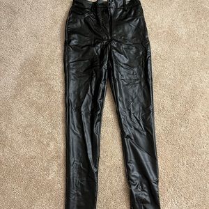 Black Leather Pants